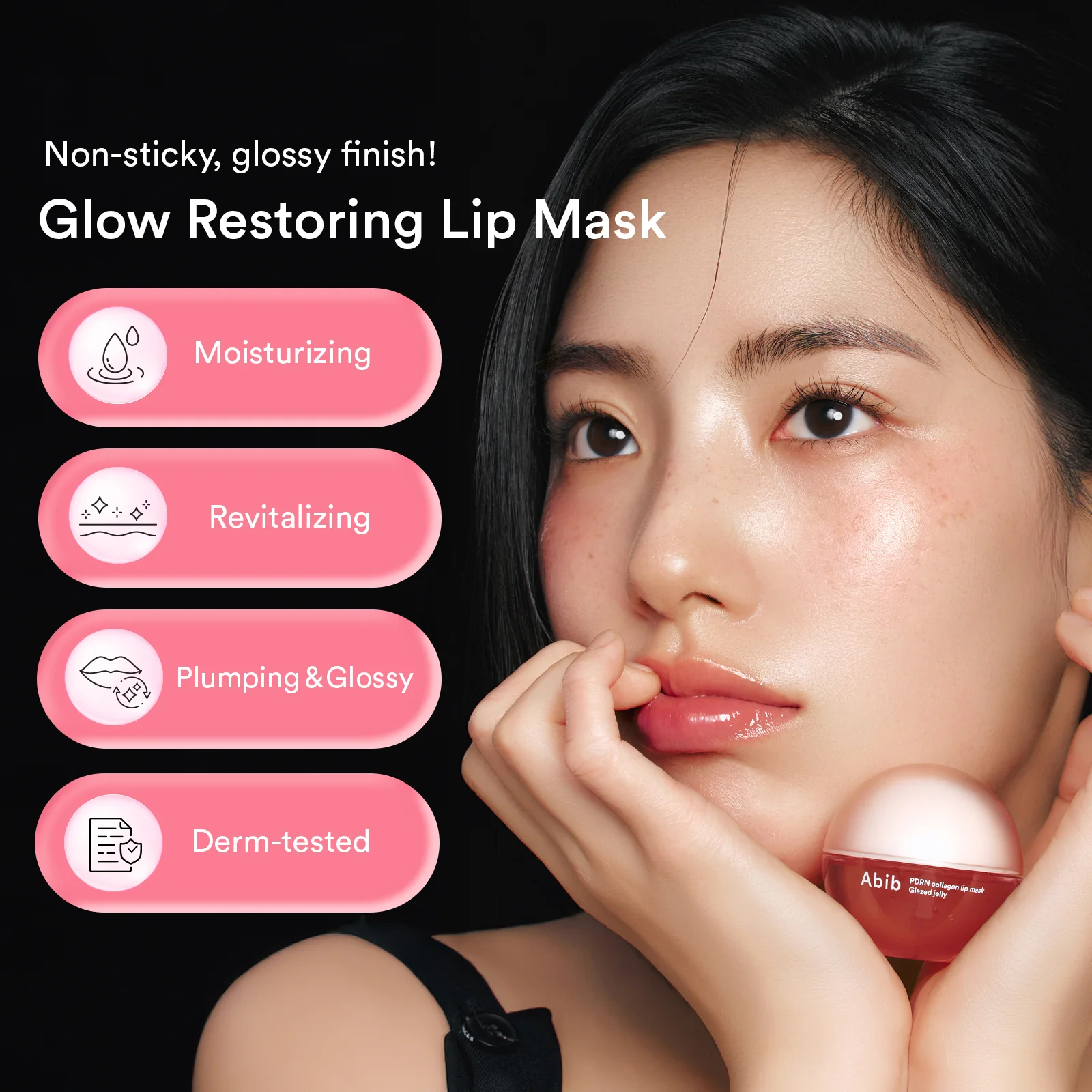 PDRN collagen lip mask Glazed jelly - Image 3