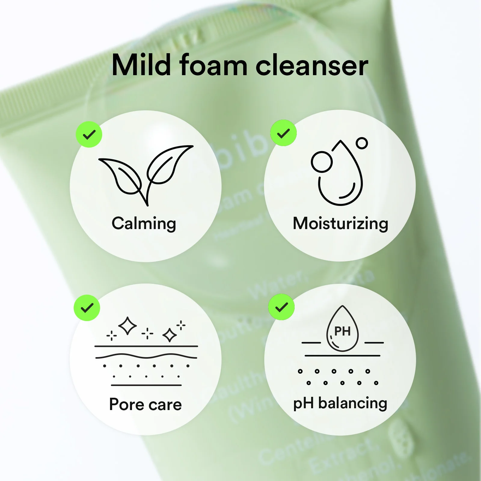 Mild foam cleanser Heartleaf foam - Image 3