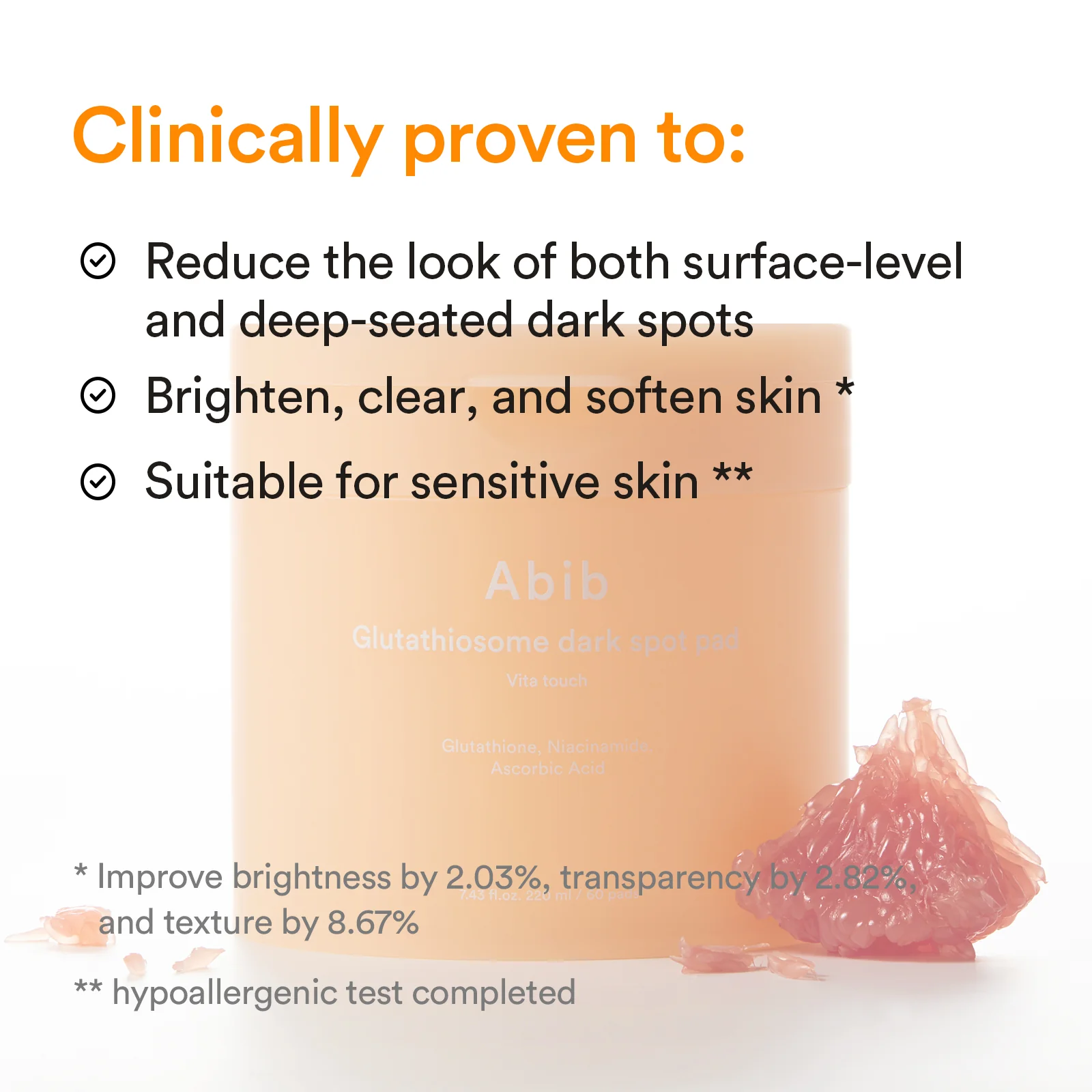 Glutathiosome dark spot pad Vita touch - Image 7